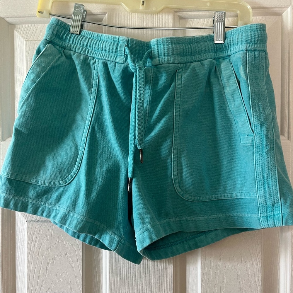 Athleta Turquoise Drawstring Shorts
